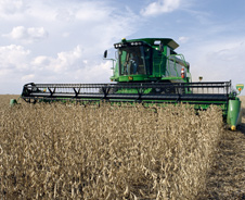 John Deere combine