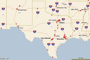 Texas E85 Map