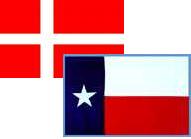 Texas & Denmark flags