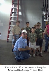 Kids Visiting Advanced Bio Energy Plant