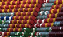 Barrels of Oil Photo-Kay Nietfeld:Corbis