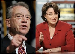 Senators Grassley and Klobuchar