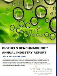 Biofuels Benchmarking Report cover
