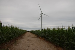 single wind turbine Photo Joanna Schroeder