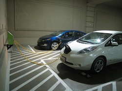 EV bay at Mandalay Bay