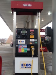 E85 pump in Ottumwa Iowa