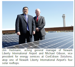 Newark International Airport solar array
