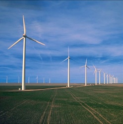 Cielo Wind Power farm in Texas