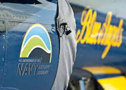 Navy Blue Angels flying on biofuels