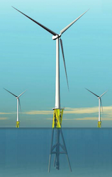 twisted jacket formation for offshore wind energy