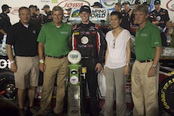 Erik Jones No 51 winner of 2014 American Ethanol 200 presented by Syngenta