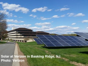 Verizon solar farm Basking Ridge NJ