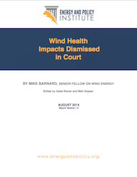 Wind Health Impacts Dismissed in Court