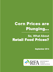 RFA Corn Prices are plunging