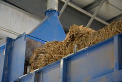 Biomass in-take lines at Hugoton Kansas Abengoa biorefinery