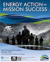 Navy National Energy Month poster