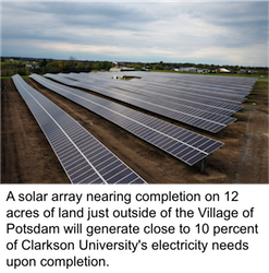 Clarkson University solar array