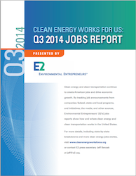 E2 Q32014 Clean Energy Jobs Report