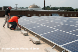 U.S. Bank and Microgrid Solar nonprofit solar installation
