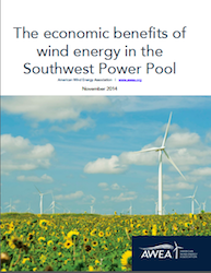 AWEA Report- economic benefits of wind energy in SPP