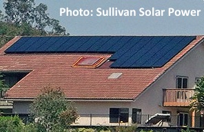 Sullivan Solar Power Home installation