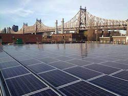 Dykes Lumber Company solar power project with assistance from the NY-Sun program.