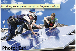 roofop solar panels in LA