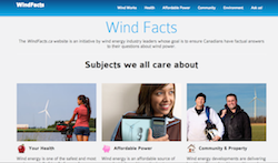 Wind Facts website