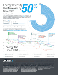 ACEEE energy reduction report infographic