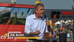 Jeb Bush at Presidential Soapbox