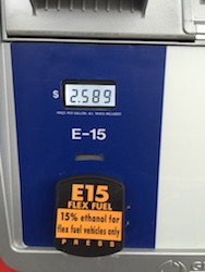 E15 pump at Kum and Go