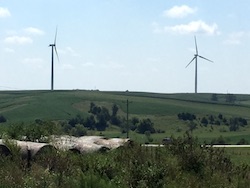 wind turbines in Iowa