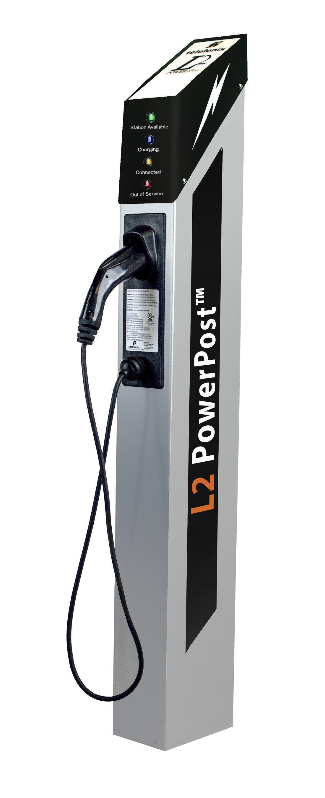 L2 PowerPost(TM) EV charger (PRNewsFoto/Telefonix Inc.)