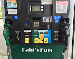 Biodiesel and ethanol pump in Des Moines, Iowa on April 24, 2016. Photo Credit: Joanna Schroeder
