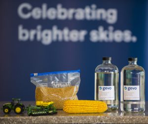Sustainably grown U.S. corn is converted into renewable alcohol-to-jet fuel by Gevo, Inc. Ingrid Barrentine/Alaska Airlines